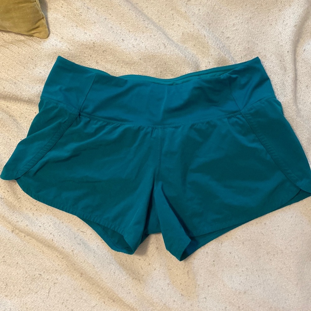Kelly Green Lululemon Running shorts